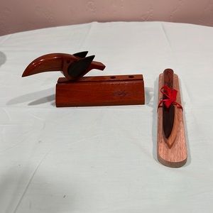 Letter Opener with Business Card and Pen Holder from Belize